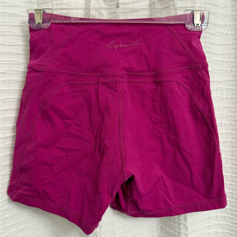 Alphalete Women's Fuchsia Athletic Shorts